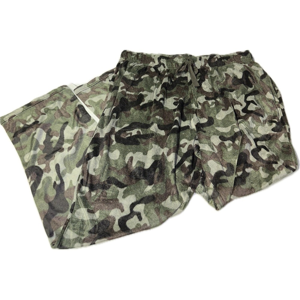 Cuddl Duds Camo Pajama Night Pants Men's Size‎ XL Polyester